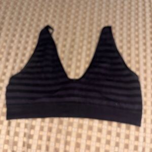 Jockey Black Striped Women's Bra